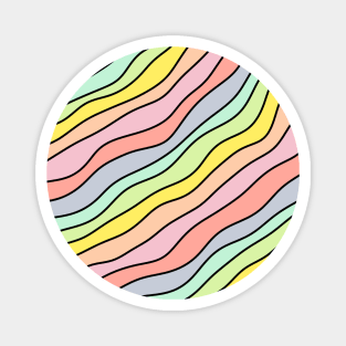 Colorful Stripes Magnet